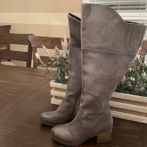 Naya Shoes - Anthropologie naya minerva tall gray boots sz 7M
